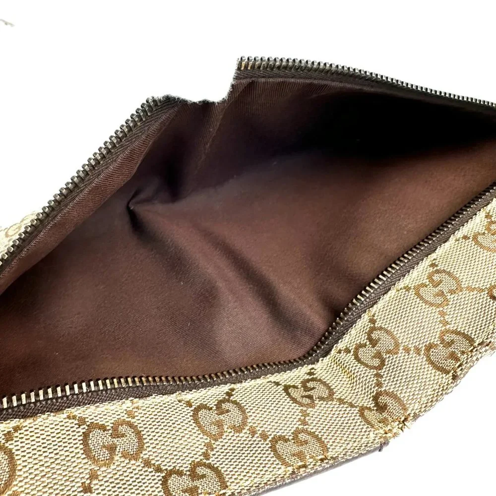 Gucci GG Canvas Web Print Double Pocket BELTBAG